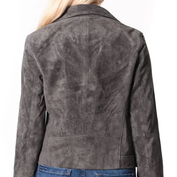 🍄3/$20 SzM Uniqlo Moto Jacket - Picture 2 of 7